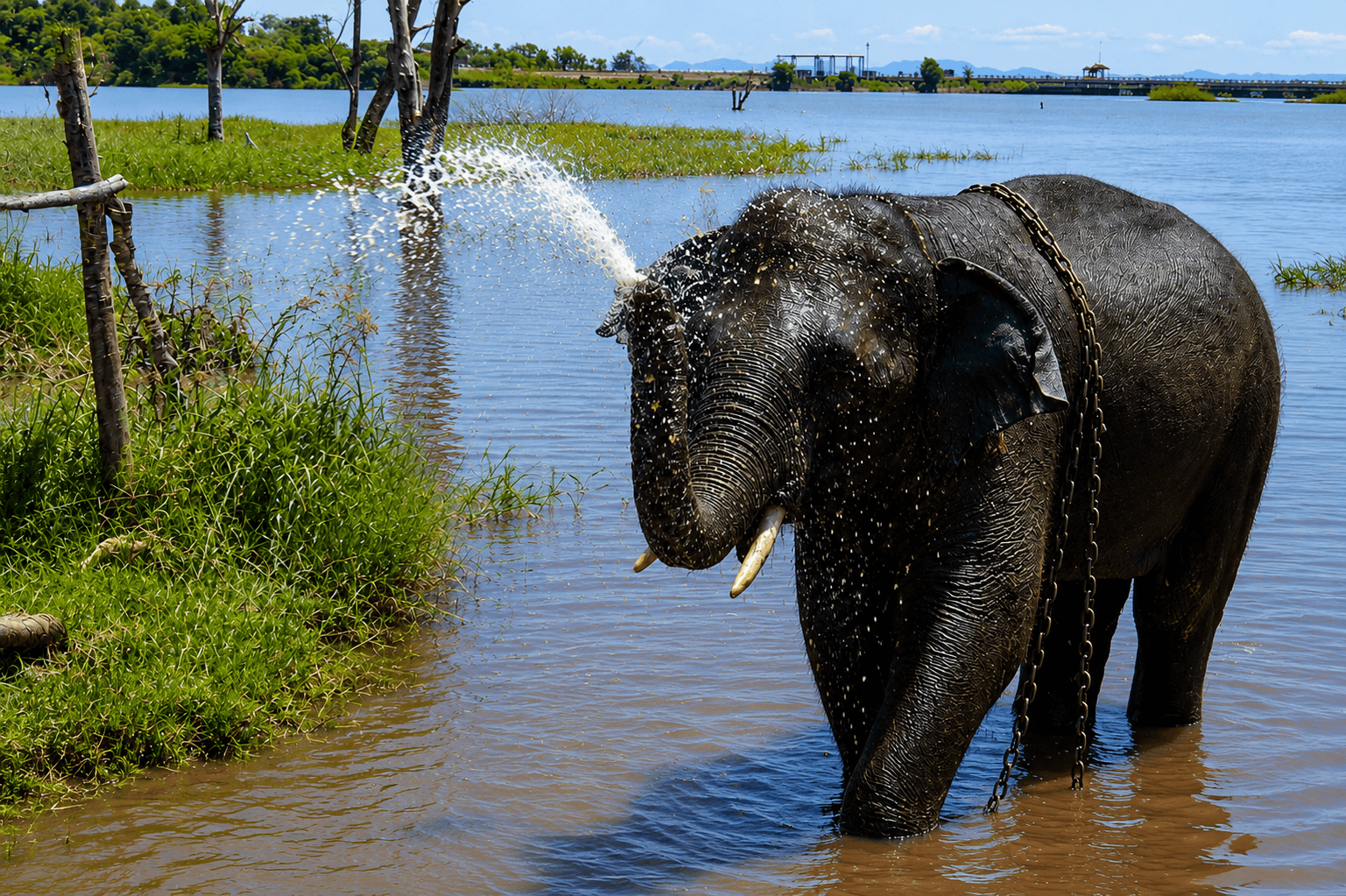 Sakrebailu elephant camp Sakrebailu elephant camp