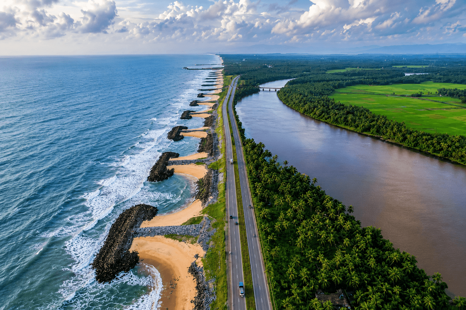 Maravanthe coast Maravanthe coast